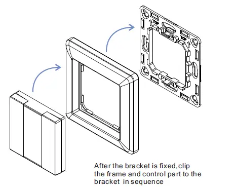 SUNRICHER RF+Bluetooth CCT Wall Mounted Remote fig (7)