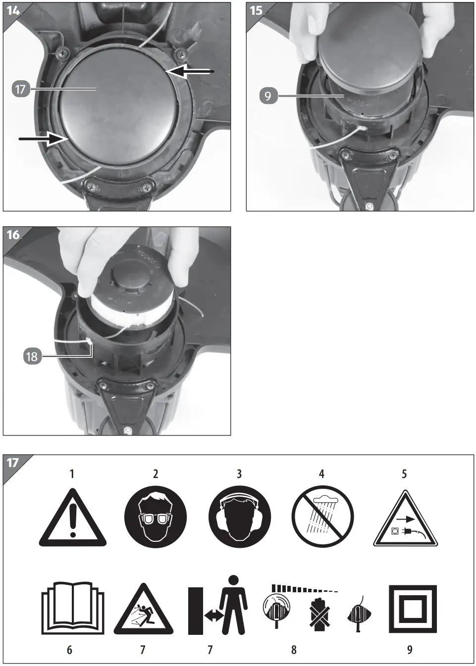 ALDI F ERT 450 1 UK Electric Grass Trimmer - FIG 5