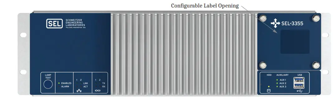 SEL-3355 Configurable Label - Figure 1