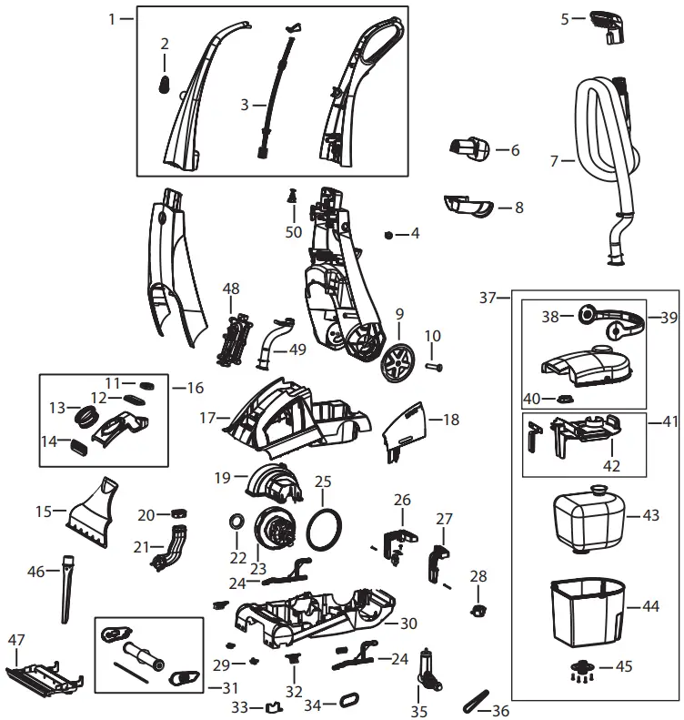 BISSELL 83V5F Home ProHeat Deep Cleaner - Fig 1