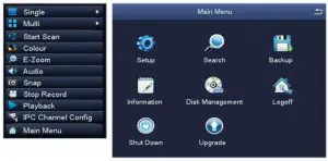 User settings or change password