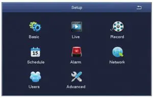 User settings or change password