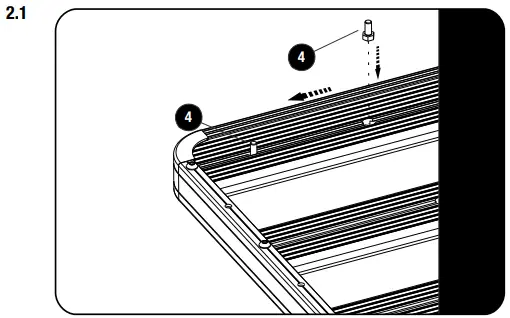 FRONT RUNNER Univ-FR-FASS017 Mounting Foot Set - Fig 3
