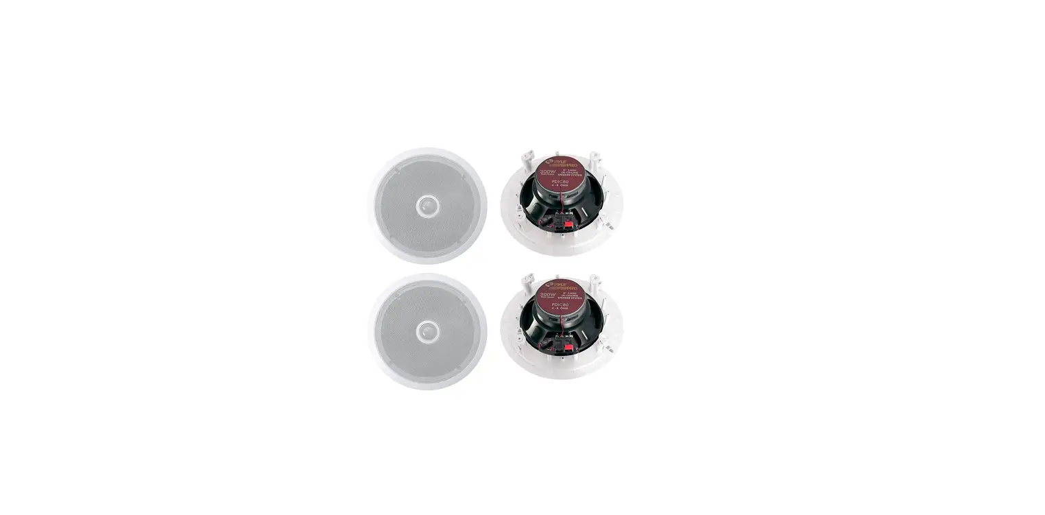 Pyle Pdic80 8-inches In-ceiling Home Speaker System Installation Manual