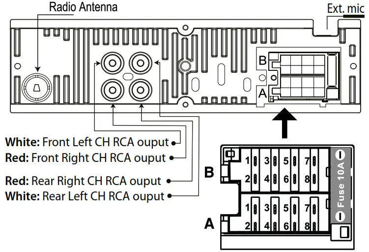 CALIBER RCD 120 BT Car Audio -INFORMATION