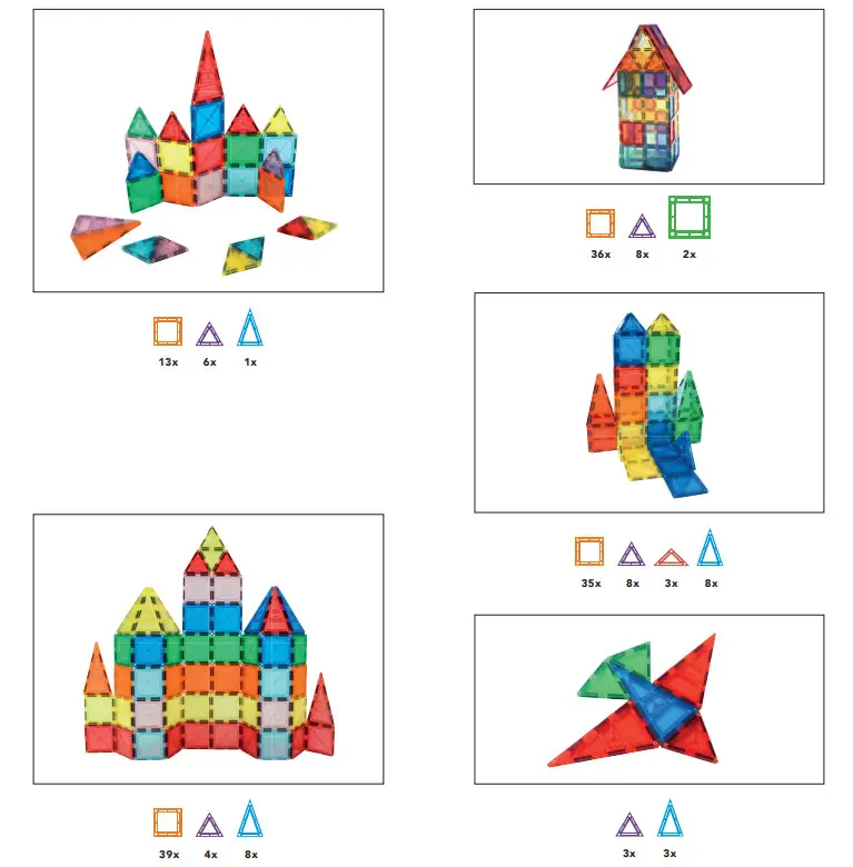 ACTIVA D407093 Magnetic Building Tiles - Figure 4