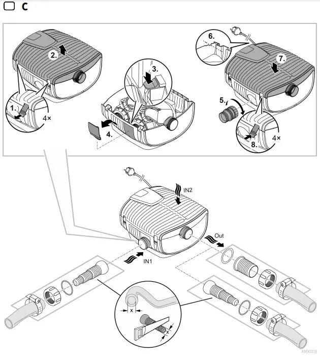 Connection instruction