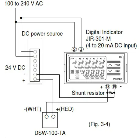 legrand DSW 100 T Indoor Temperature Sensor - Wiring 4