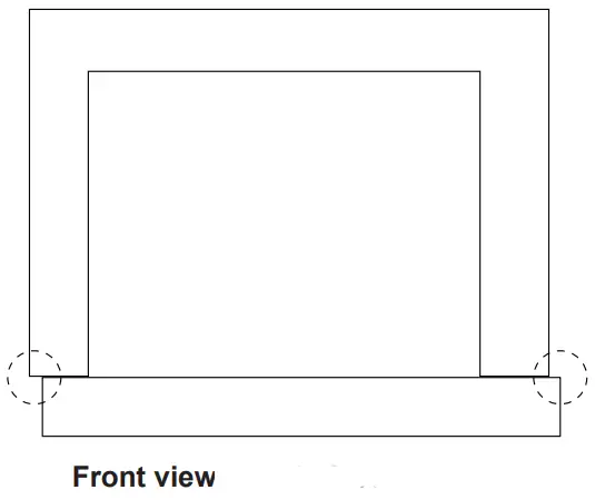 Panasonic NN-TK81LC Microwave Oven - Front view