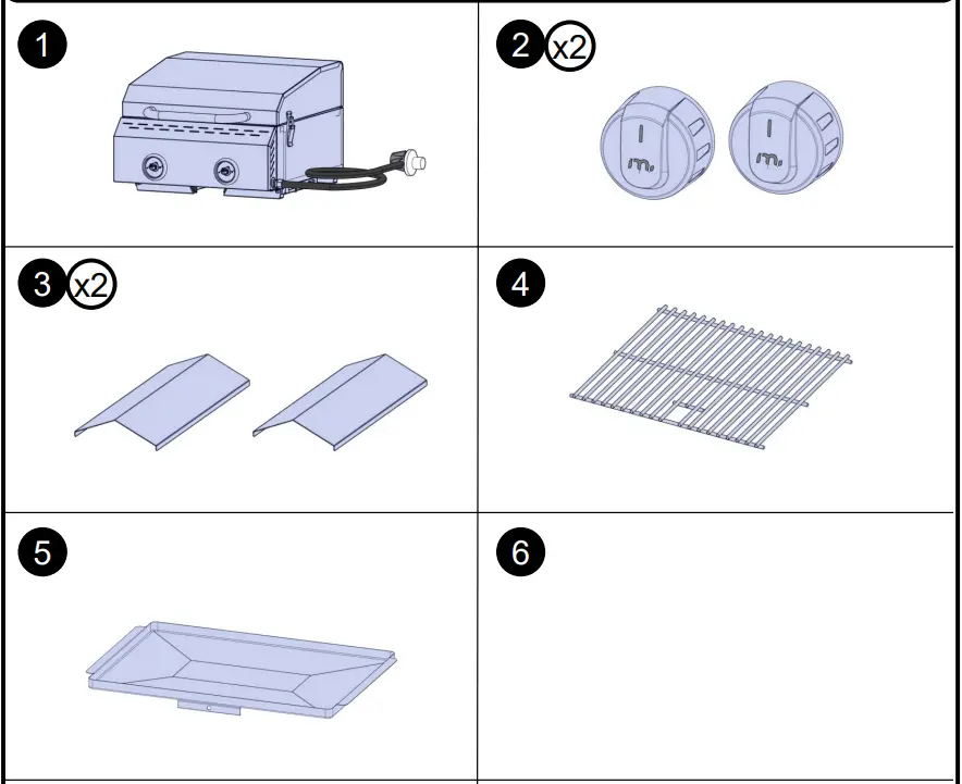 megamaster 820-0033M 2 Burner Portable Gas Grill - fig 4