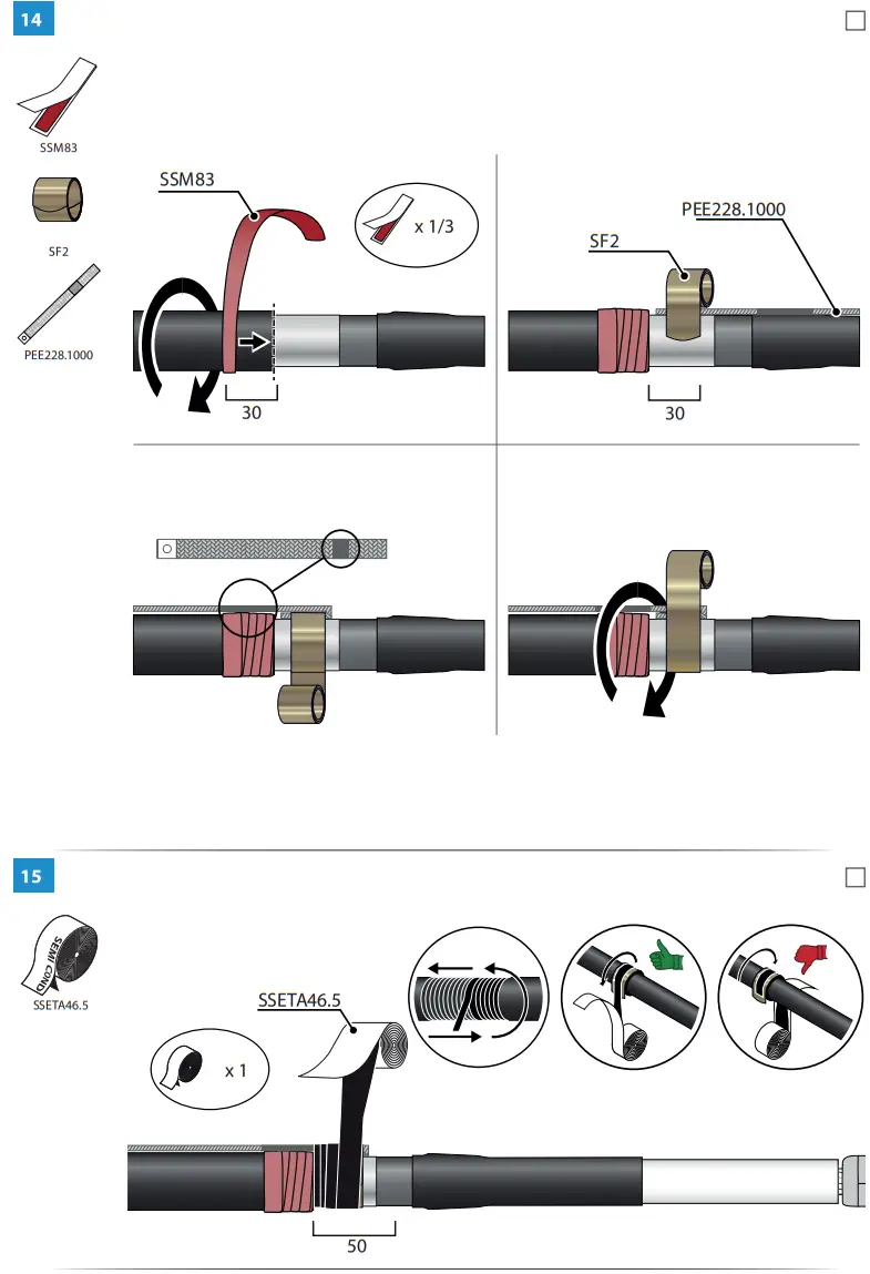 ENSTO HITHW1 2402L Indoor Finish Heat Shrink - FIGURE 6