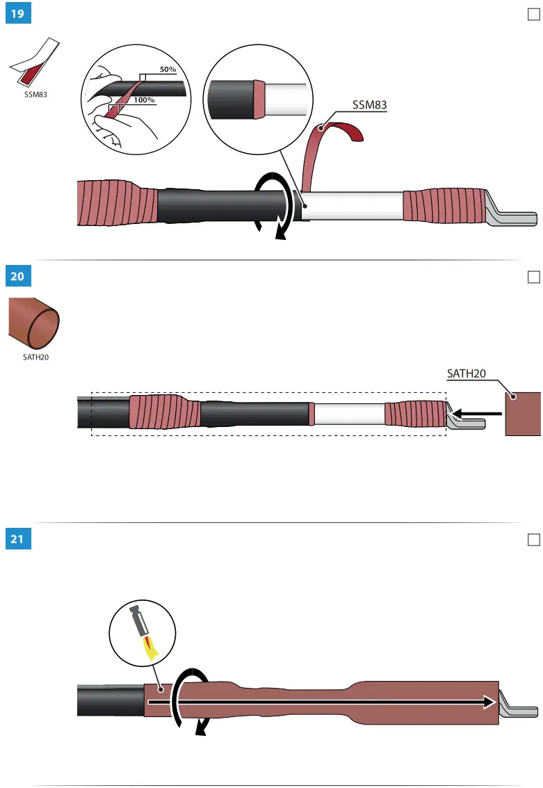 ENSTO HITHW1 2402L Indoor Finish Heat Shrink - FIGURE 8