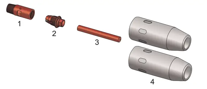LINCOLN ELECTRIC W100000297 Promig UD Welding Equipment - Long Tip