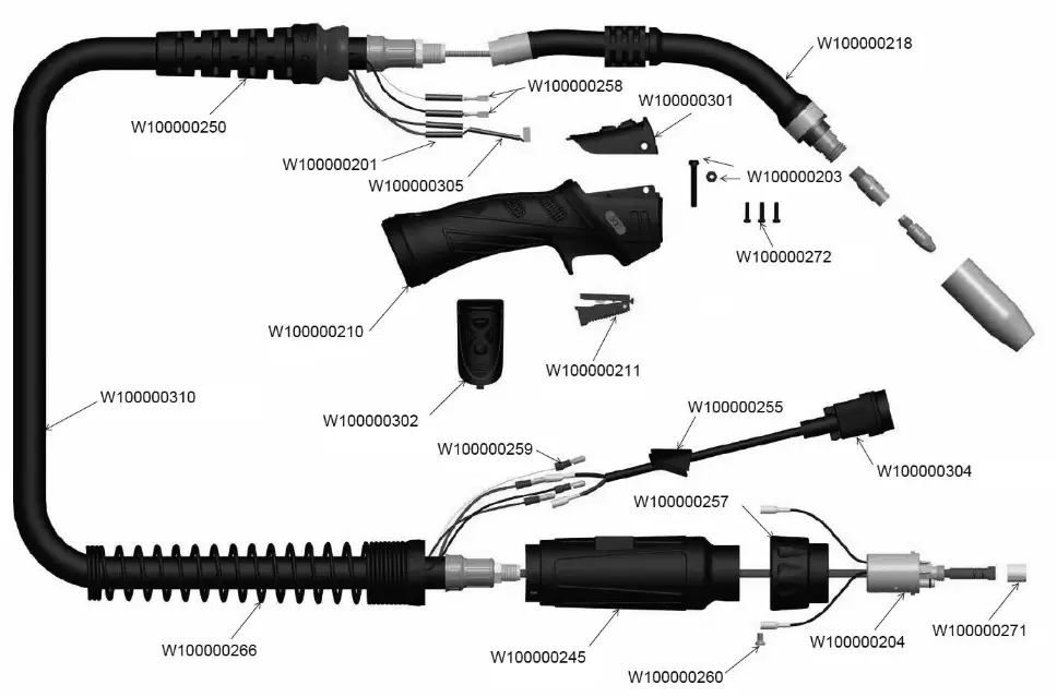 LINCOLN ELECTRIC W100000297 Promig UD Welding Equipment - SPARE PARTS