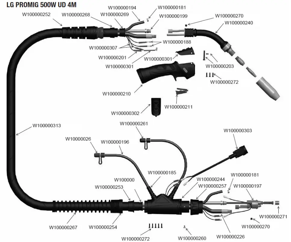LINCOLN ELECTRIC W100000297 Promig UD Welding Equipment - SPARE PARTS1
