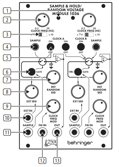 behringer 1036 SAMPLE & HOLD -