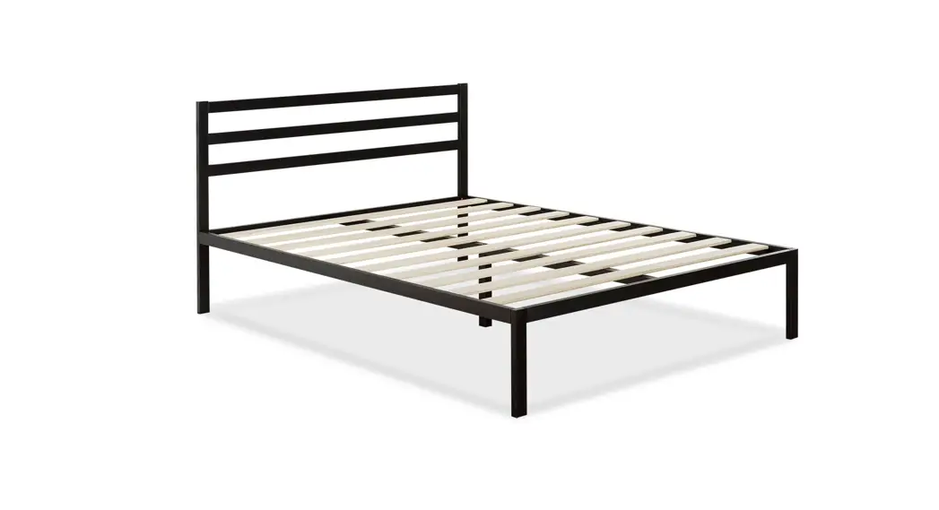 Gojane 628g 83.07 Inch W Black Queen Metal Platform Bed Instruction Manual