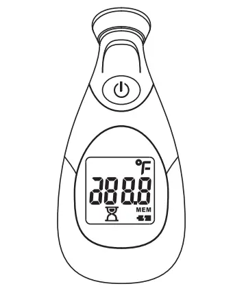 Digital Temple Thermometer Kd-2201 Instruction Manual Digital Temple Thermometer Kd-2201 Instruction Manual