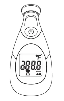 Digital Temple Thermometer KD-2201