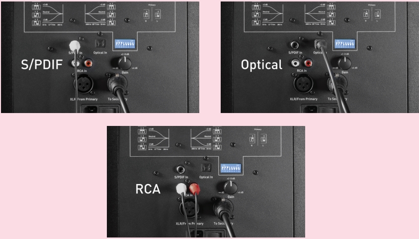 Plug in any stereo input