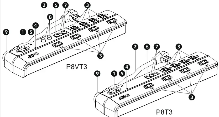 Schneider Electric Outlet Surge Protector-Description