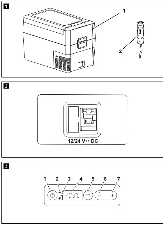 DOMETIC CDF2 36 CoolFreeze Mobile Compressor - 1