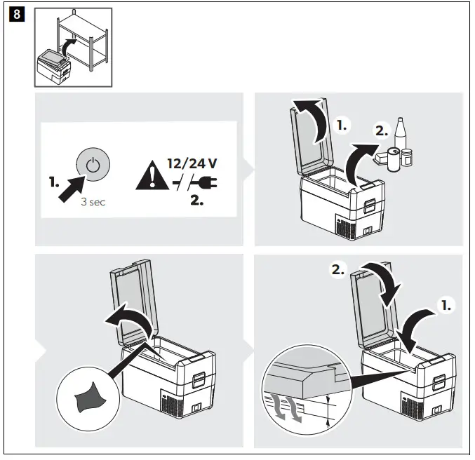 DOMETIC CDF2 36 CoolFreeze Mobile Compressor - 8