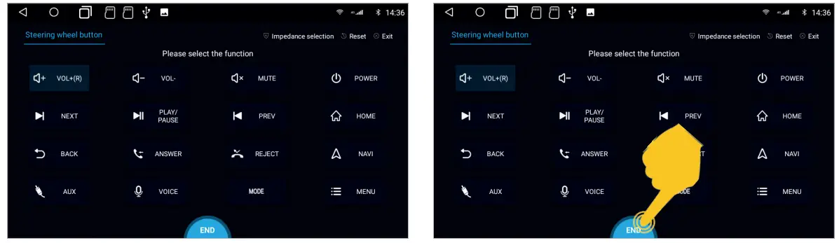 Car Media System VN1061 MA 4G Smart Naviceiver Mobile Internet Ready - Repeat the two previous