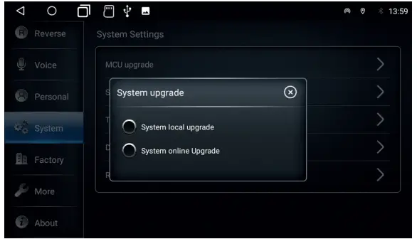 Car Media System VN1061 MA 4G Smart Naviceiver Mobile Internet Ready - System update