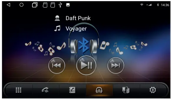 Car Media System VN1061 MA 4G Smart Naviceiver Mobile Internet Ready - files from your mobile