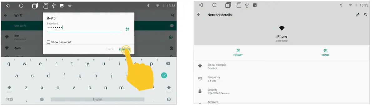 Car Media System VN1061 MA 4G Smart Naviceiver Mobile Internet Ready - password of the networ