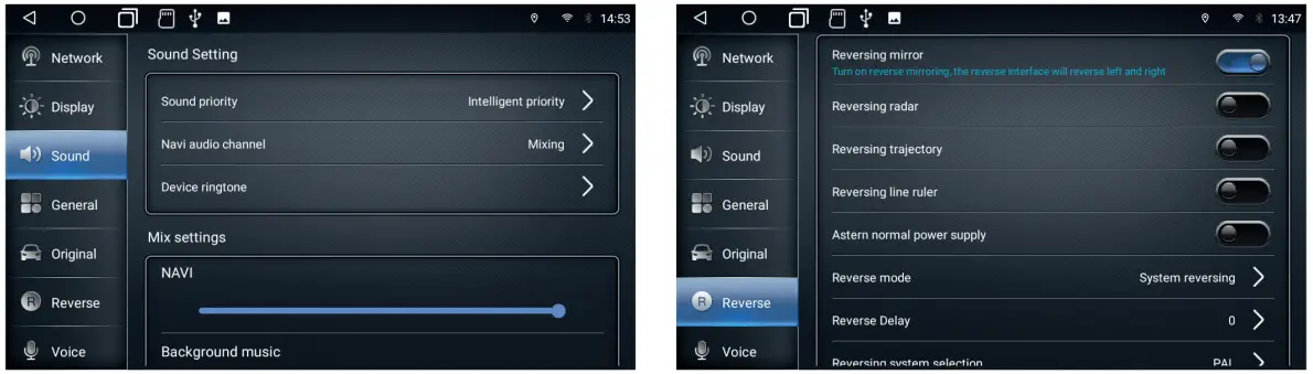Car Media System VN1061 MA 4G Smart Naviceiver Mobile Internet Ready - various audio settings