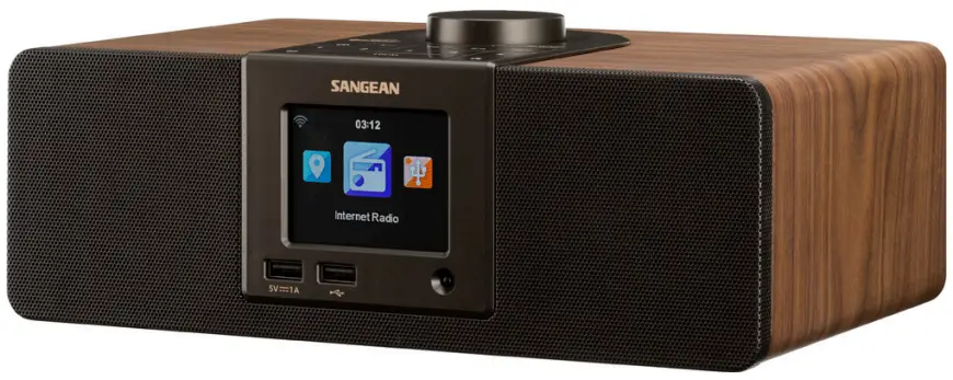 SANGEAN WFR-32 Digital Wooden Internet Radio
