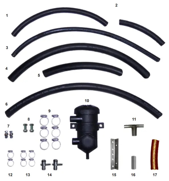 PPE 114025405 Crankcase Breather Filter Kit - fig 2