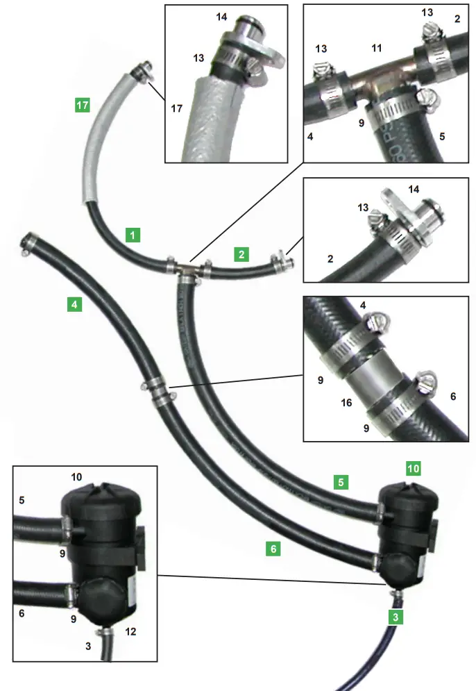 PPE 114025405 Crankcase Breather Filter Kit - fig 6
