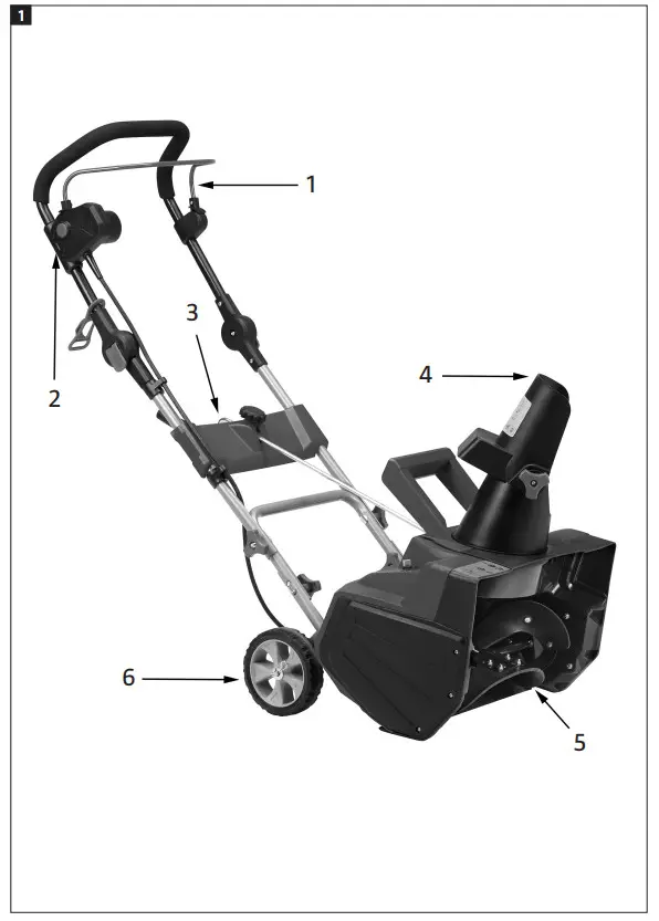 MEEC TOOLS 002781 Electric Snow Blower - Fig 1