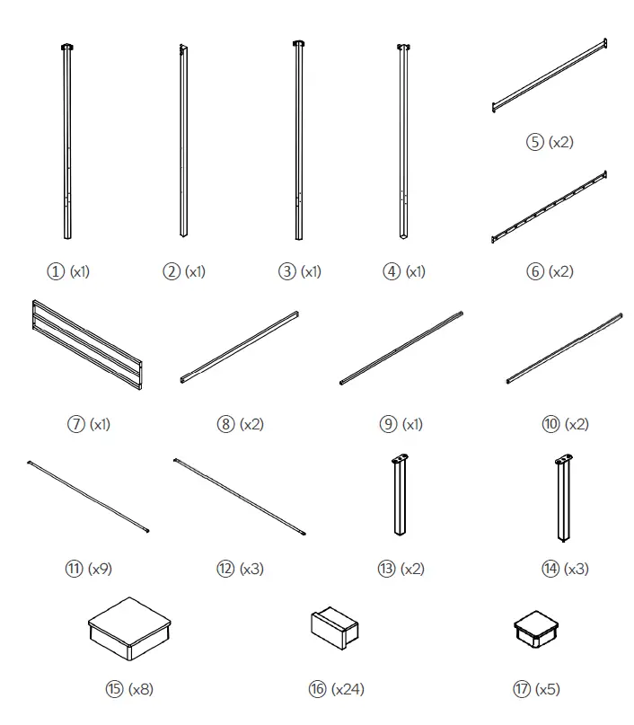 OVELA-OVBOWDMBBDA-Single-Bowden-Canopy-Metal-Bed-FIG-1