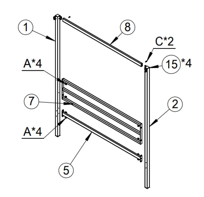 OVELA-OVBOWDMBBDA-Single-Bowden-Canopy-Metal-Bed-FIG-3