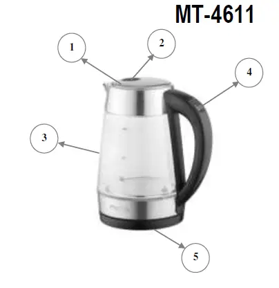 marta MT-4611 Electric Kettle-1