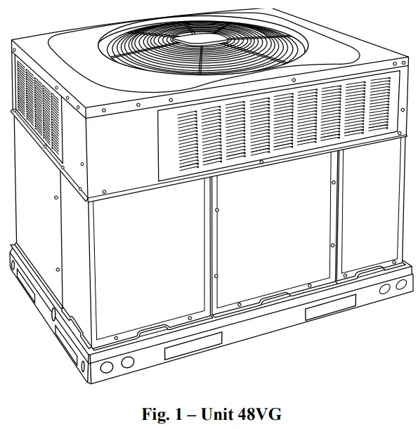 Carrier 48VG Ultra Low NOx Performance 15 Packaged Gas Furnace and AC System -