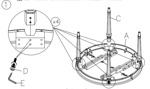 ASHLEY D75135 Lodenbay Dining Table 2