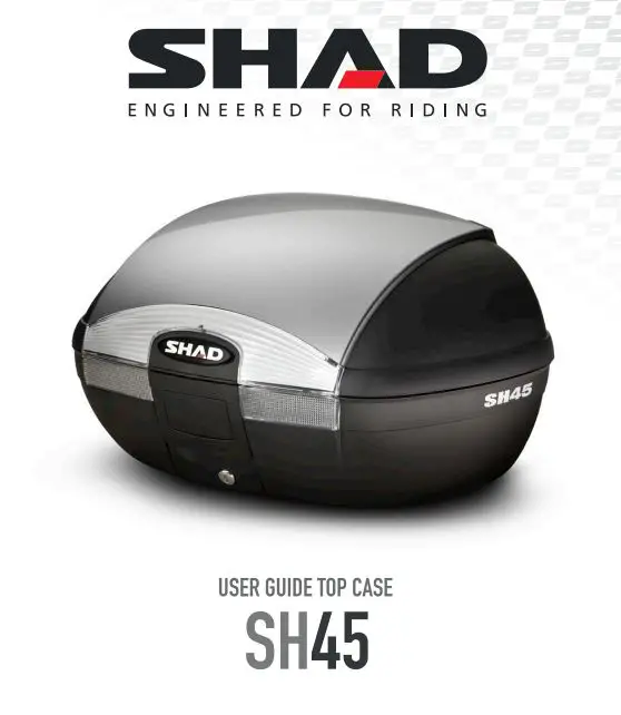 SHAD SH45 Top Case User Guide