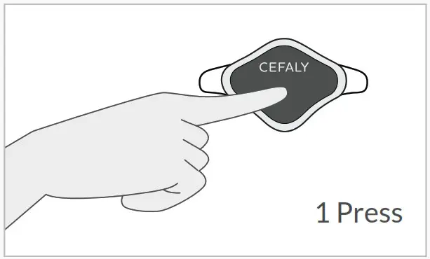 CEFALY ACUTE Dual Enhanced Migraine Treatment and Preventive Kit - Electrode Care 2