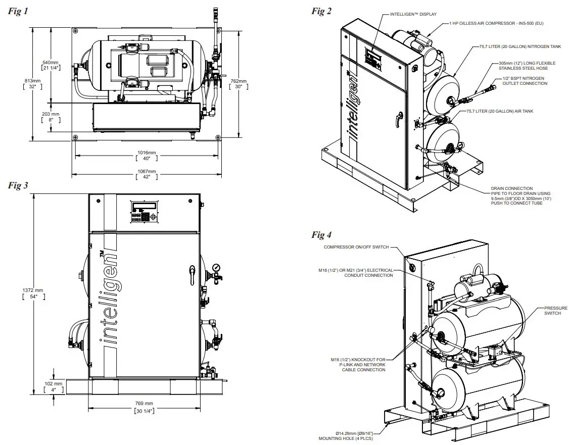 POTTER INS-500 (EU) IntelliGen Nitrogen Generator-FIG2