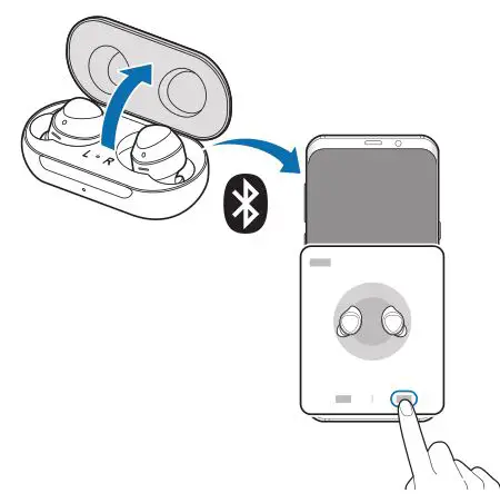 Samsung Galaxy Earbuds - On your mobile device, tap Connect on the pop-up window