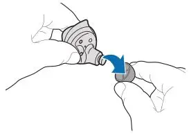 Samsung Galaxy Earbuds - Remove the ear tip