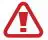 Samsung Galaxy Earbuds - Warning Icon