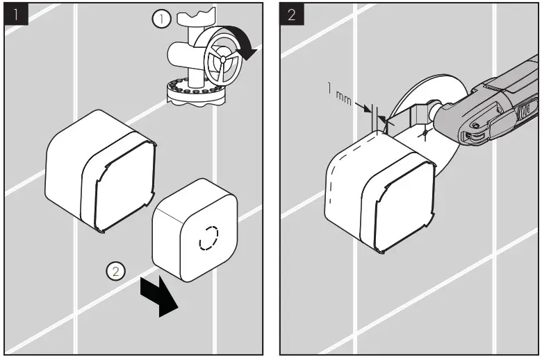 AXOR 48481671 One Showerhead 280 2 Jet with Shower Arm Trim - INSTALLATION SUGGESTIONS 2