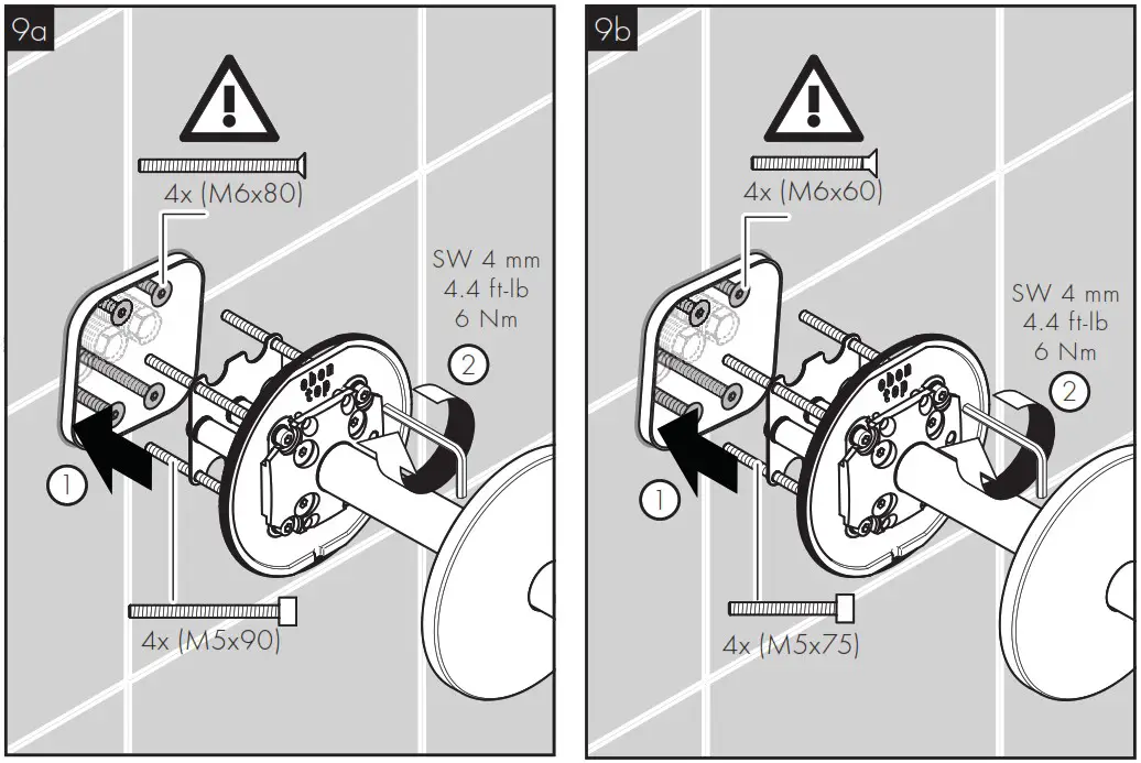 AXOR 48481671 One Showerhead 280 2 Jet with Shower Arm Trim - INSTALLATION SUGGESTIONS 6