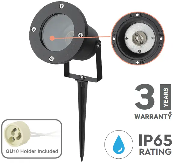 V TAC VT 7701 Garden Spike Lamp